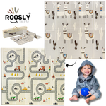 Roosly Speelmat & Speelkleed Baby 180×200 cm – Dubbelzijdig & Opvouwbaar – Llama