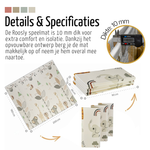 Roosly Speelmat & Speelkleed Baby 180×200 cm – Dubbelzijdig & Opvouwbaar – Safari & Jungle