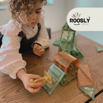 Roosly Magnetisch Speelgoed 30-delig – Magnetic Tiles Jungle – Montessori Bouwstenen