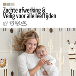 Roosly Speelmat & Speelkleed Baby 180×200 cm – Dubbelzijdig & Opvouwbaar – Llama