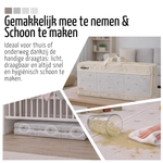 Roosly Speelmat & Speelkleed Baby 180×200 cm – Dubbelzijdig & Opvouwbaar – KING Gray
