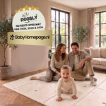 Roosly Speelmat & Speelkleed Baby 180×200 cm – Dubbelzijdig & Opvouwbaar – KING Beige