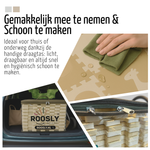 Roosly Speelmat & Speelkleed Baby 145×145 cm – Zacht, Veilig & Opvouwbaar – Beige