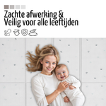 Roosly Speelmat & Speelkleed Baby 180×200 cm – Dubbelzijdig & Opvouwbaar – KING Gray