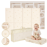 Roosly Speelmat & Speelkleed Baby 180×200 cm – Dubbelzijdig & Opvouwbaar – Safari & Jungle