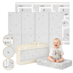 Roosly Speelmat & Speelkleed Baby 180×200 cm – Dubbelzijdig & Opvouwbaar – Safari & Jungle